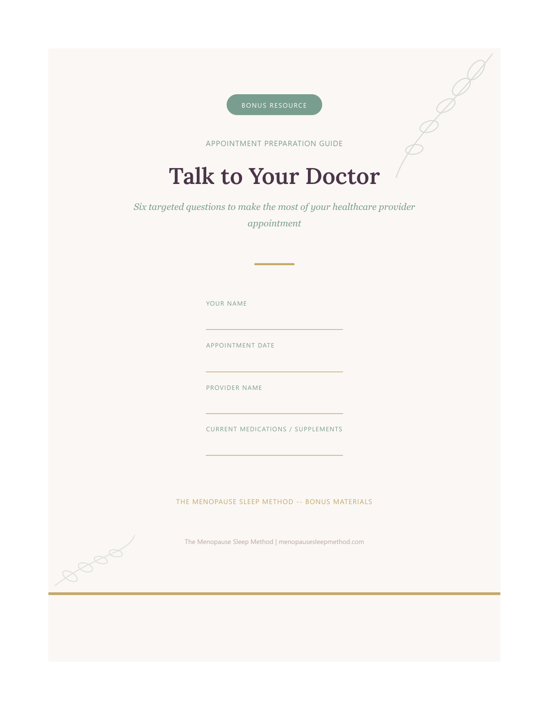 Talk to Your Doctor Script cover